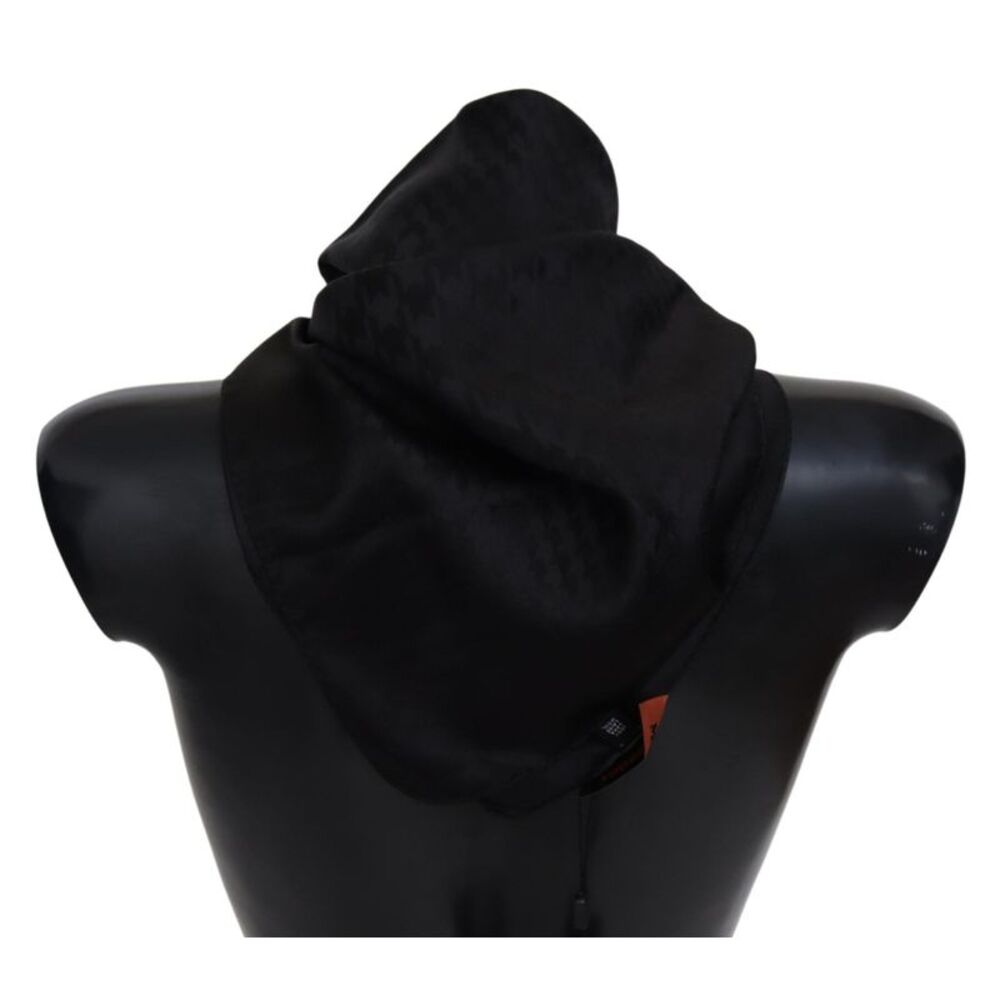 Missoni Black Wool Knit Unisex Neck Wrap Shawl Men's Scarf